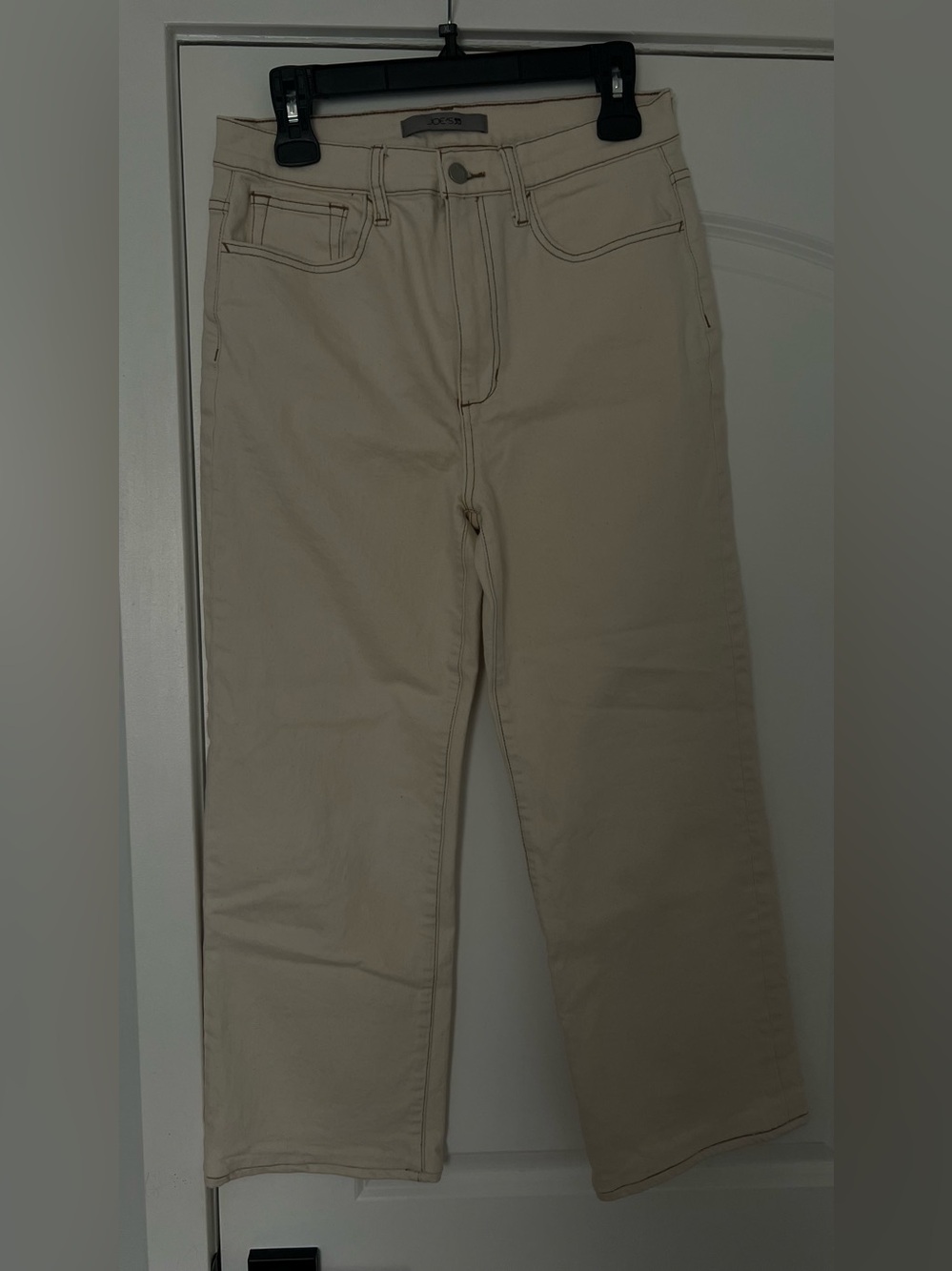 Joe's Jeans Straight-Leg Chinos in Light Beige